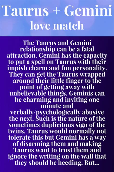 gemini and taurus relationship|taurus woman gemini man sexually.